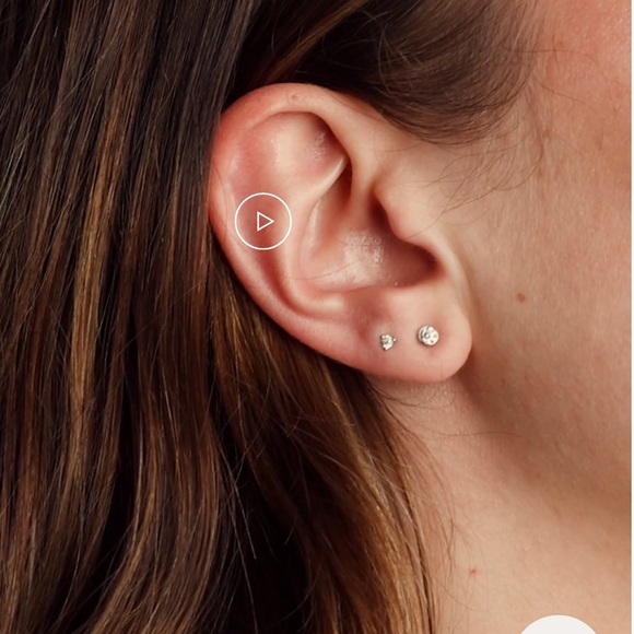 Ring Concierge Bezel Set Petite Diamond Studs (Pair) - Picture 4 of 14